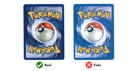 how to spot fake pokémon cards|backside of pokemon card.